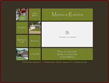 Tablet Screenshot of monicasellsspringhill.com